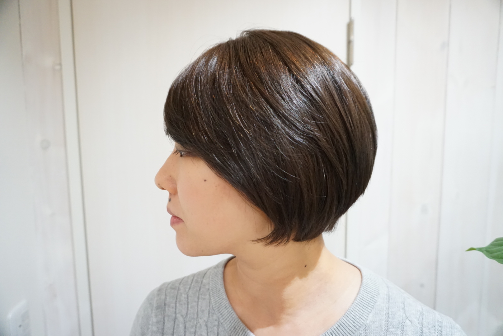 縮毛矯正をやめてクセ毛を生かしたショートヘアに！前髪を作って「面長」を解消☆ OIKEMOTOKI (オオイケモトキ)「くせ毛カット