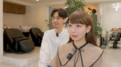 毎日ウィッグを被っている状態のBefore正面
